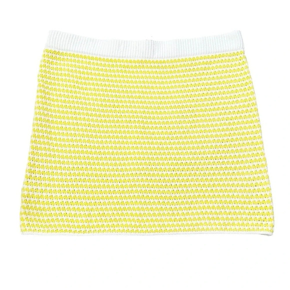NWT Future Collective Alani Noelle• Womens Crochet Checkered Mini Skirt size XXL - Picture 5 of 11